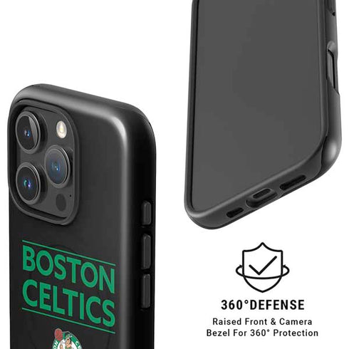 NBA Boston Celtics Standard - Black iPhone 16 Pro Magsafe Impact Case