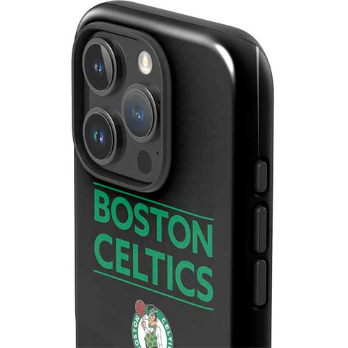 NBA Boston Celtics Standard - Black iPhone 16 Pro Max Impact Case