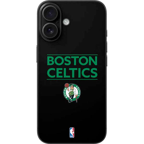 NBA Boston Celtics Standard - Black iPhone 16 Skin