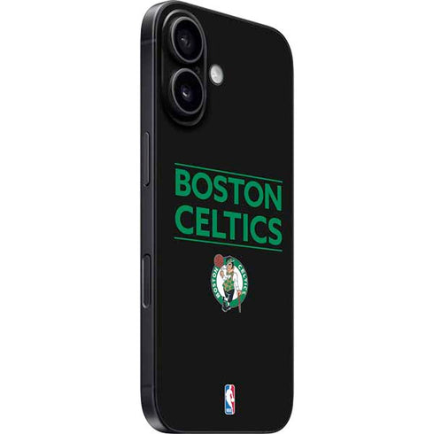 NBA Boston Celtics Standard - Black iPhone 16 Skin