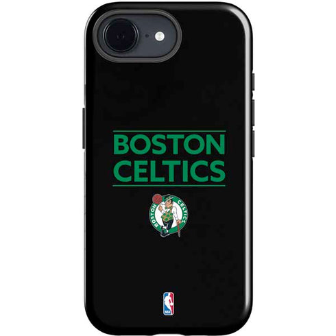 NBA Boston Celtics Standard - Black iPhone 16e Impact Case
