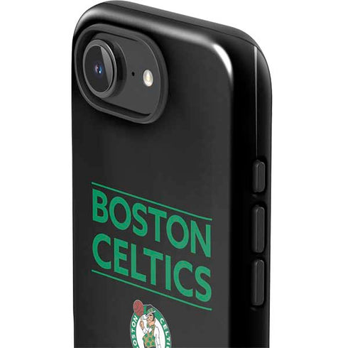 NBA Boston Celtics Standard - Black iPhone 16e Impact Case