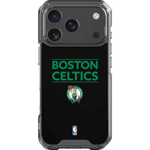 NBA Boston Celtics Standard - Black iPhone 18 Pro Clear Case