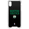 NBA Boston Celtics Standard - Black iPhone XS Clear Case