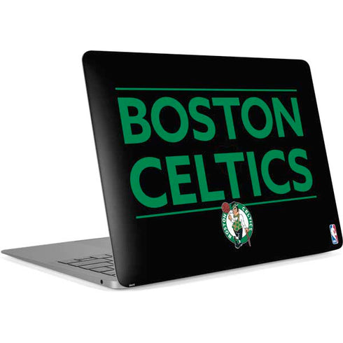 NBA Boston Celtics Standard - Black Apple MacBook Air Skin