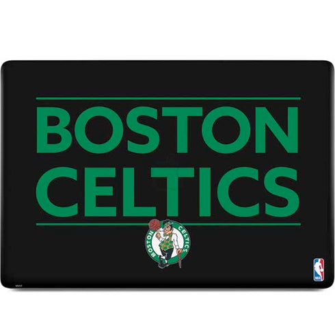 NBA Boston Celtics Standard - Black MacBook Skins