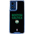 NBA Boston Celtics Standard - Black Moto G 5G (2024) Clear Case