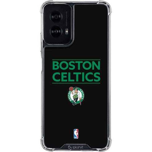 NBA Boston Celtics Standard - Black Moto G Power 5G (2024) Clear Case