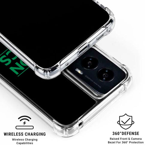 NBA Boston Celtics Standard - Black Moto G Power 5G (2024) Clear Case
