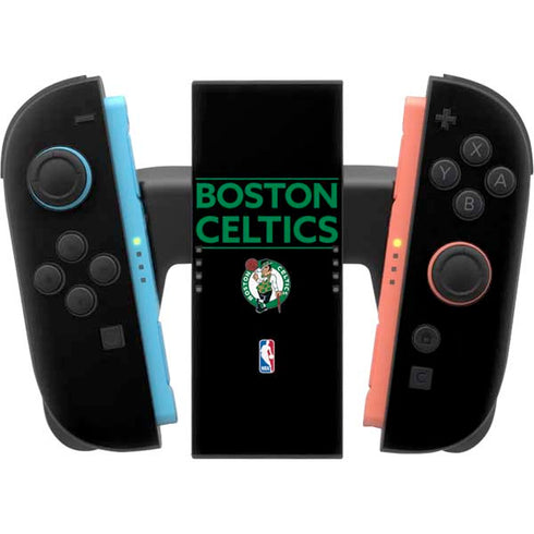 NBA Boston Celtics Standard - Black Nintendo Switch 2 (2025) Joy-Con Controller Skin