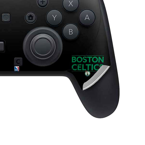 NBA Boston Celtics Standard - Black Nintendo Switch 2 (2025) Pro Controller Skin