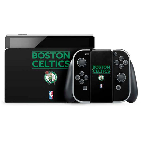 NBA Boston Celtics Standard - Black Nintendo Skins