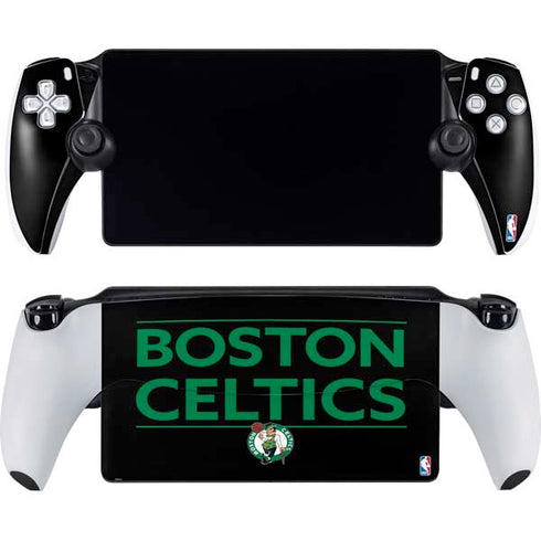 NBA Boston Celtics Standard - Black PlayStation Portal Remote Player Skin