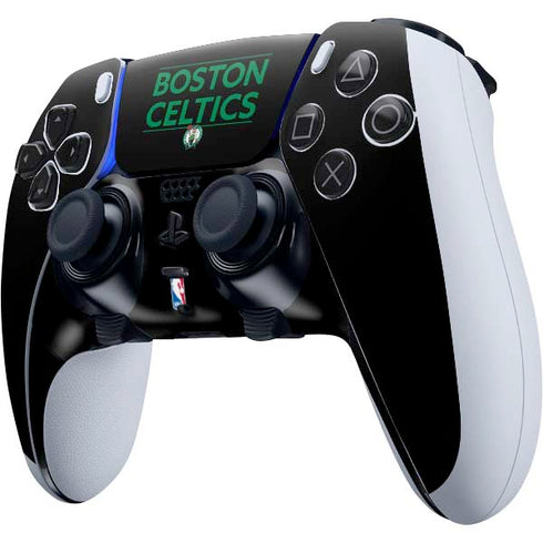 NBA Boston Celtics Standard - Black PS5 DualSense Edge Pro Controller Skin