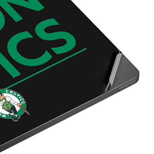 NBA Boston Celtics Standard - Black Surface Laptop 7 15in Skin