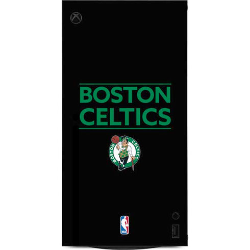 NBA Boston Celtics Standard - Black XBox Series X Digital Edition Console Skin
