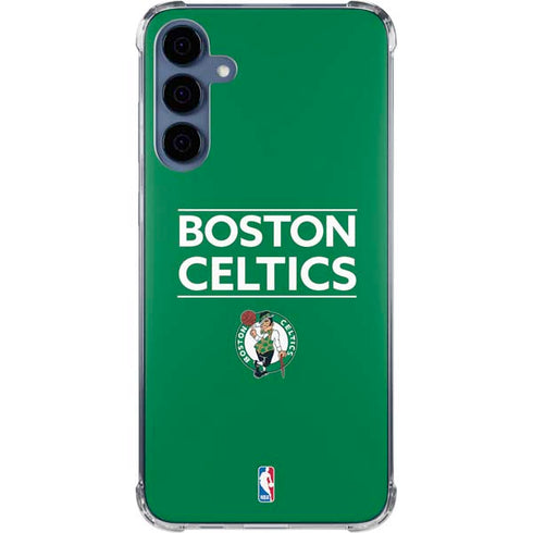 NBA Boston Celtics Standard - Green Galaxy A35 5G Clear Case