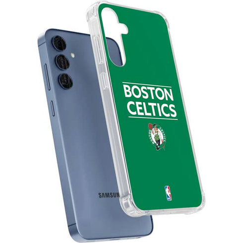 NBA Boston Celtics Standard - Green Galaxy A55 5G Clear Case