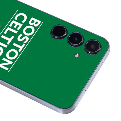NBA Boston Celtics Standard - Green Galaxy A55 5G Skin
