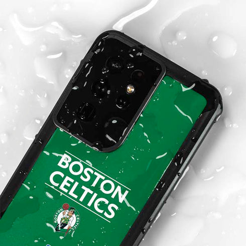 NBA Boston Celtics Standard - Green Galaxy S24 Ultra Waterproof Case