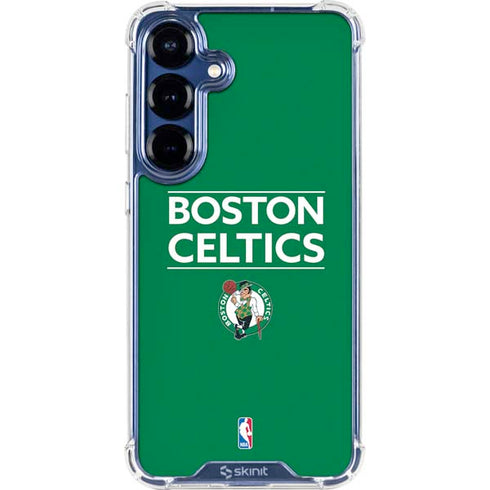 NBA Boston Celtics Standard - Green Galaxy S25 Clear Case