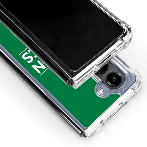 NBA Boston Celtics Standard - Green Galaxy Z Fold5 5G Clear Case