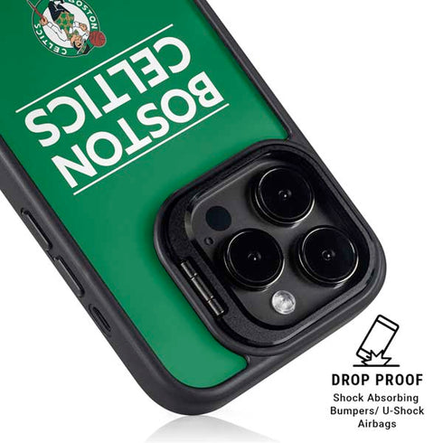 NBA Boston Celtics Standard - Green iPhone 13 Pro Kickstand Case