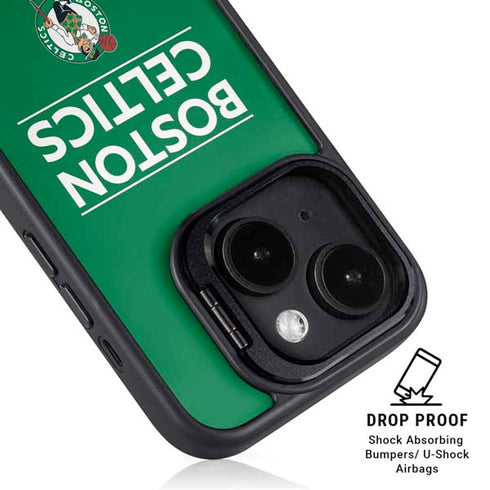 NBA Boston Celtics Standard - Green iPhone 14 Plus Kickstand Case
