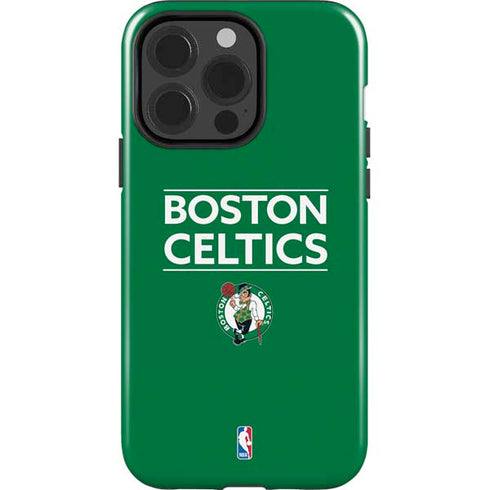NBA Boston Celtics Standard - Green iPhone 15 Pro Impact Case