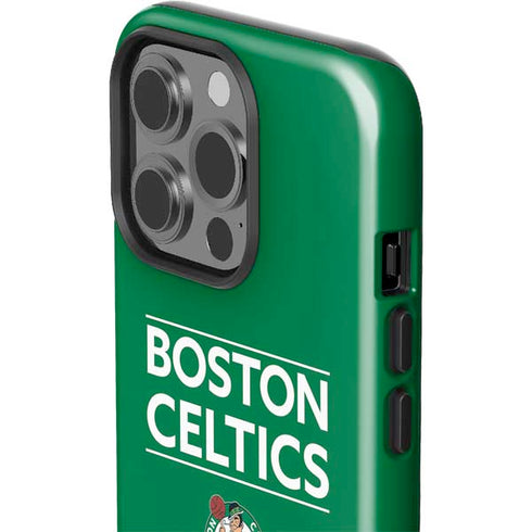 NBA Boston Celtics Standard - Green iPhone 15 Pro Impact Case