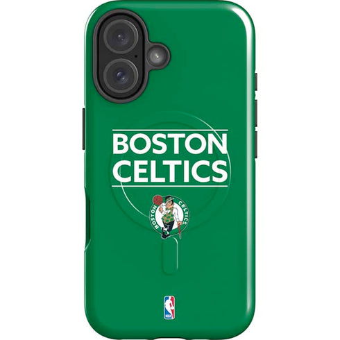 NBA Boston Celtics Standard - Green iPhone 16 Magsafe Impact Case