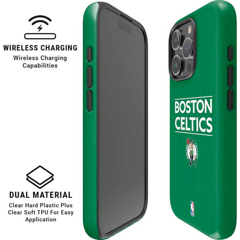 NBA Boston Celtics Standard - Green iPhone 16 Pro Magsafe Impact Case