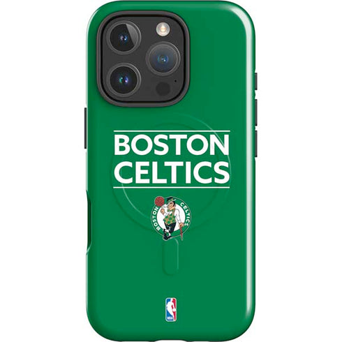 NBA Boston Celtics Standard - Green iPhone 16 Pro Max Magsafe Impact Case