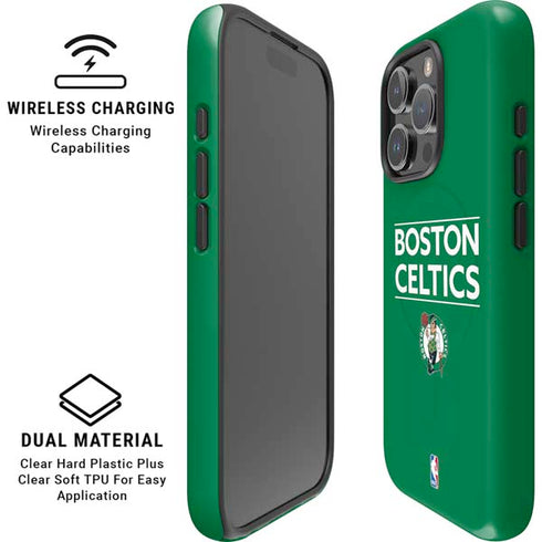 NBA Boston Celtics Standard - Green iPhone 16 Pro Max Magsafe Impact Case