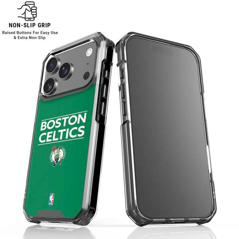NBA Boston Celtics Standard - Green iPhone 18 Pro Clear Case