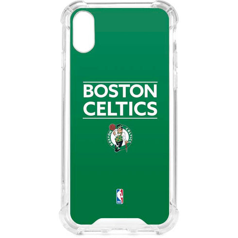 NBA Boston Celtics Standard - Green iPhone XS Clear Case