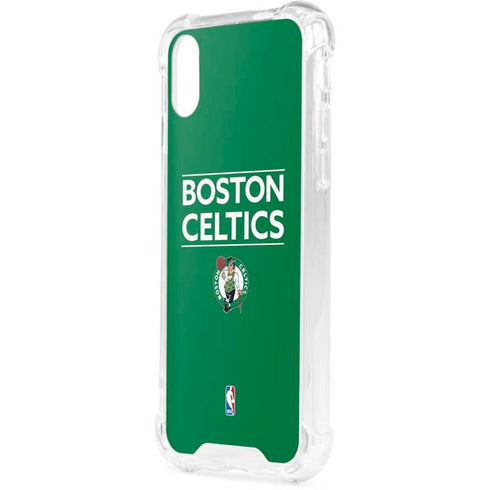 NBA Boston Celtics Standard - Green iPhone XS Clear Case