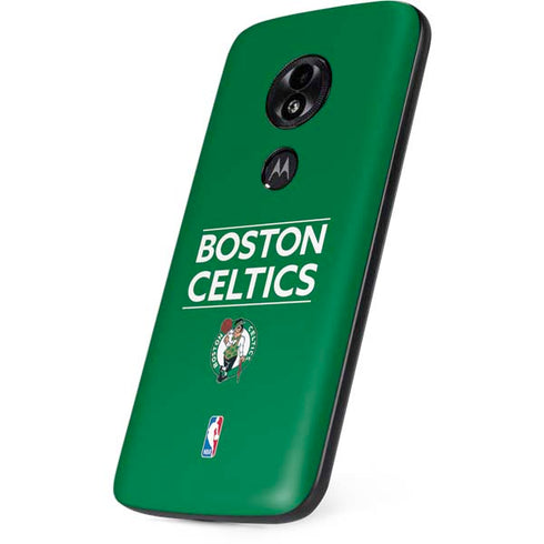 NBA Boston Celtics Standard - Green Moto E5 Play Skin