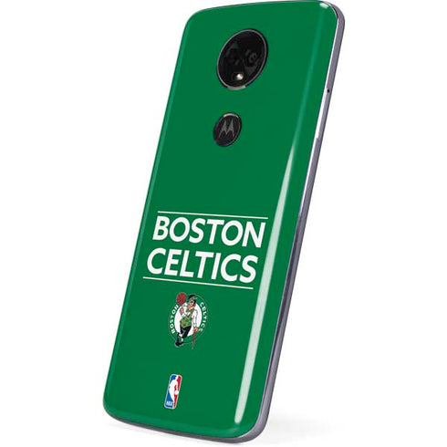 NBA Boston Celtics Standard - Green Moto E5 Plus Skin