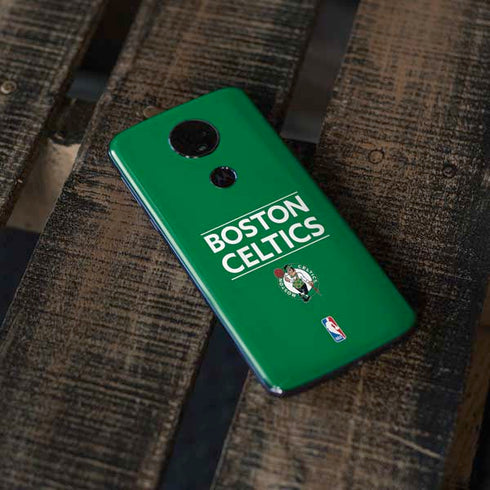 NBA Boston Celtics Standard - Green Moto E5 Plus Skin