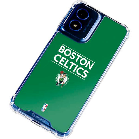 NBA Boston Celtics Standard - Green Moto G Play 4G (2024) Clear Case