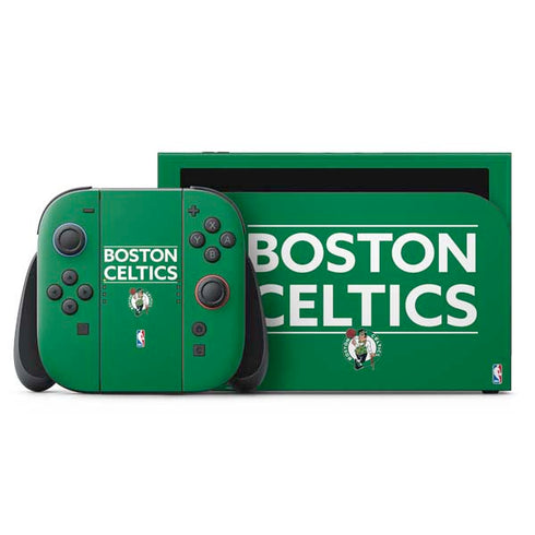 NBA Boston Celtics Standard - Green Nintendo Switch 2 (2025) with Joy-Con Skin