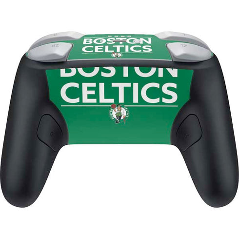 NBA Boston Celtics Standard - Green Nintendo Switch 2 (2025) Pro Controller Skin