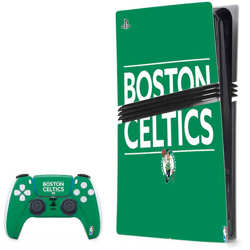 NBA Boston Celtics Standard - Green PlayStation PS5 Skins