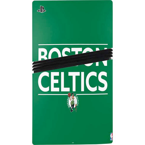 NBA Boston Celtics Standard - Green PS5 Pro Console Skin