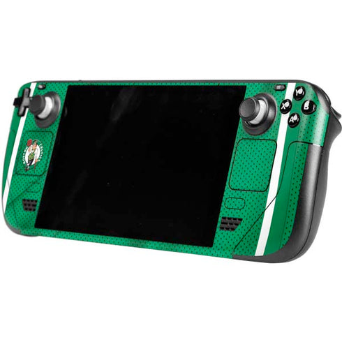 NBA Boston Celtics Steam Deck Handheld Gaming Computer OLED Skin