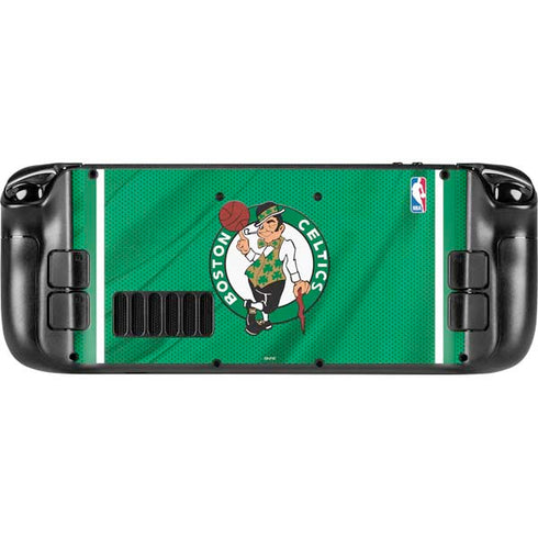 NBA Boston Celtics Steam Deck Handheld Gaming Computer OLED Skin