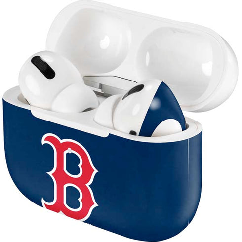 MLB Boston Red Sox - Solid Distressed AirPods Skins