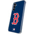 MLB Boston Red Sox - Solid Distressed Galaxy A35 5G Clear Case