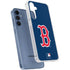 MLB Boston Red Sox - Solid Distressed Galaxy A35 5G Clear Case